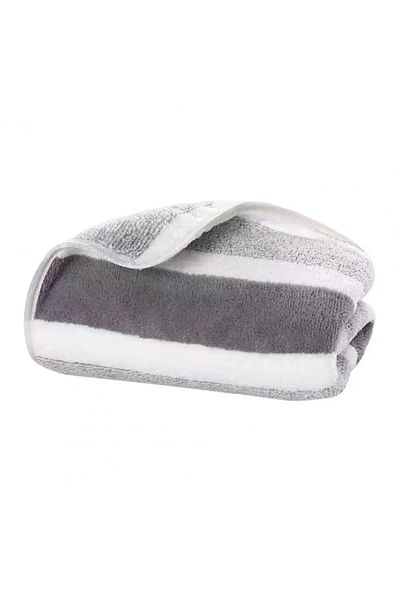 Choice 35x75cm Grey Quick Drying Towel Set Soft Hand Towel Bath Towel Quick Drying Absorbent Towels For Bat