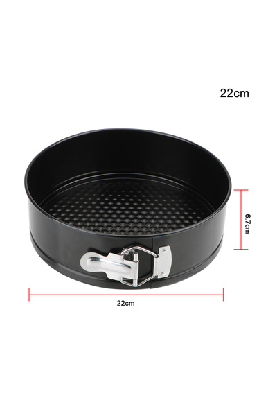 Choice قوالب خبز معدنية غير لاصقة من الفولاذ الكربوني بقاعدة قابلة للإزالة مق...