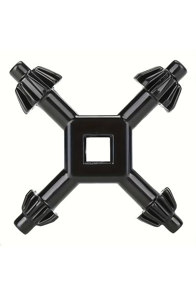 Choice Durable 4-in-1 Multi-Purpose Wrench with 6mm to 16mm Cross Drill Chuck Carbon Steel Great for Dri...