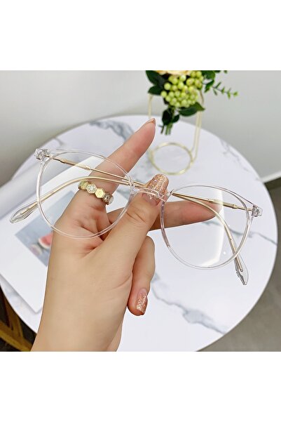 choice2 Transparent Korean Women Lady Students Anti-Radiation Glasses Compute...