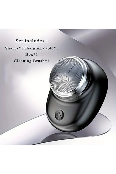 Choice Black Electric Razor Portable Cordless Detachable Shaver Facial Beard and Body Hair Trimmer, Electri