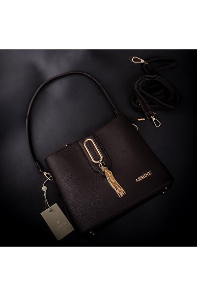 Armine Modern Comfortable Casual Shoulder Bag Brown