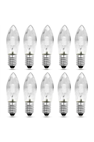 Choice warn light 10PCS LED Filament Bulb E10 Warm White Edison Retro Candle Light Blubs Glass Bulbs Tapere