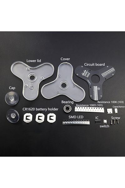 Choice Diy Electronic Top Kit Led Fingertip Gyro Manufacture Diy Kit Fun Top Welding Electronic Componen...