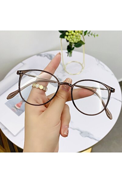 Choice1 Tea Korean Women Lady Students Anti-Radiation Glasses Computer Eyewear
