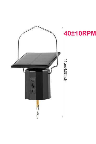 Choice 1 قطعة محرك دوار يعمل بالطاقة الشمسية و1/2 قطعة محرك دوار معلق يعمل با...