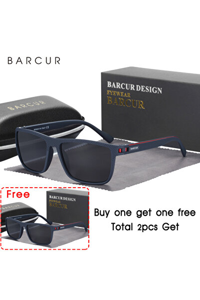 Choice نظارات شمسية رياضية خفيفة الوزن للرجال من BARCUR، مستقطبة، طراز TR90، ...