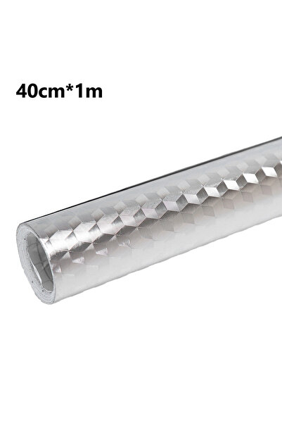 LEENKEA 40cmx1M Kitchen Countertop Oil-proof Sticker Waterproof Aluminum Foil...