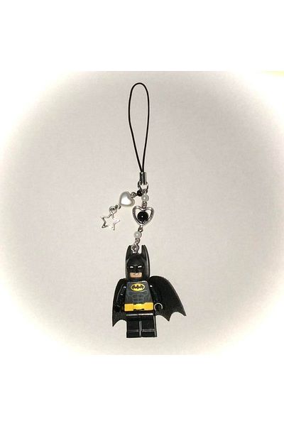 Choice سلسلة مفاتيح هاتف على شكل شخصية خفاش خرافية ثلاثية الأبعاد من K-bat-black، إكسسوارات حقيبة ظهر شخصية