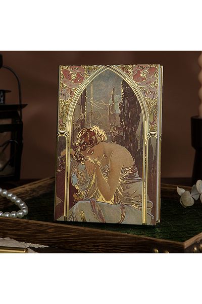 Choice B6 Artemis Women's Exclusive Personal Diary Gold-plated Hardcover Notebook 256 Pages Full Color Page