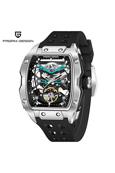 Choice ساعة باجاني الجديدة ذات التصميم الأسود-2 لعام 2025، مقاس 42 مم، مينا هيكلي، ساعة ميكانيكية رجالية من ماركة رائدة، زجاج ياقوتي أوتوماتيكي