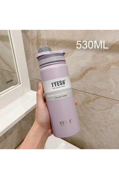 Choice 530ML Purple 530ML Tyeso Thermal Water Bottle Stainless Steel Coffee T...