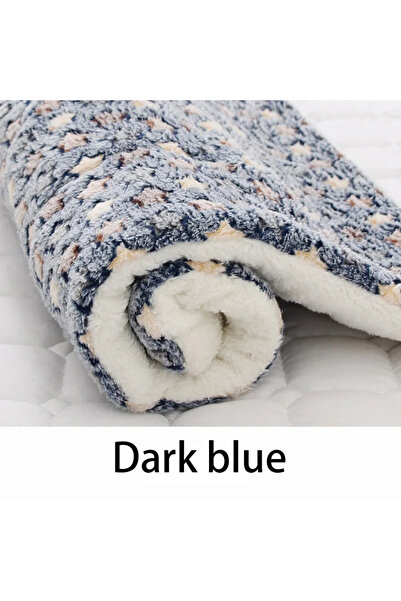 Choice S 49X32CM 01 سجادة نوم للحيوانات الأليفة من الفلانيل وسرير للكلاب وصند...