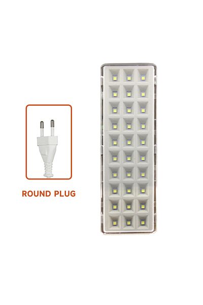 Choice 161 round plug 30LED Emergency Evacuation Light Fire Fighting Lamp Wall-mounted Smart Home LED Bulb