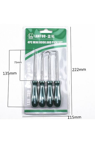 Choice VK001 ALLSOME 4Pcs 135mm Car Auto Vehicle Oil Seal Screwdrivers Set O-Ring Gasket Puller Remover Pic