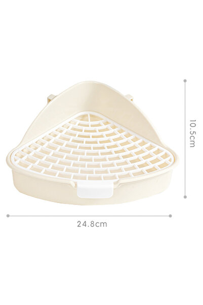 Choice صندوق فضلات أرنب أبيض، صندوق تدريب على استخدام المرحاض للحيوانات الألي...