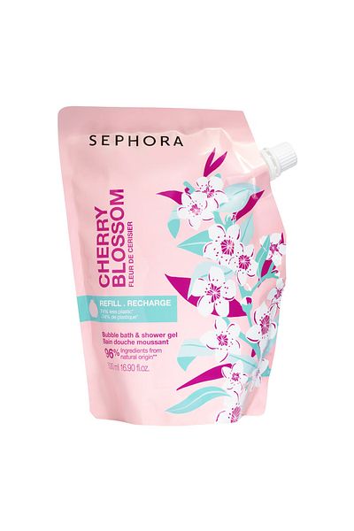 SEPHORA COLLECTION Shower Gel Refill - Refillable Shower Gel - Cherry Blossom 500ml