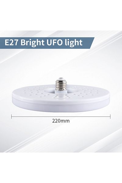 MeeToo 60W 85-265V E27 LED Bulb 220V 110V LED Light Bulbs 28W 40W 60W UFO LED Lamp E27 Ampoule Bombilla Led