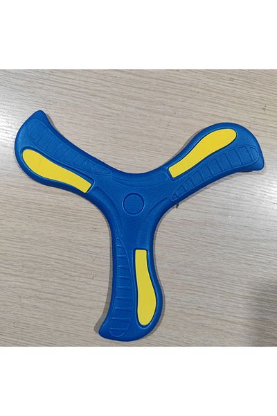 Choice Blue Children Outdoor Sport Flying Disc Soft EVA Touching Boomerang Return Dart Hand Throw Spinner P