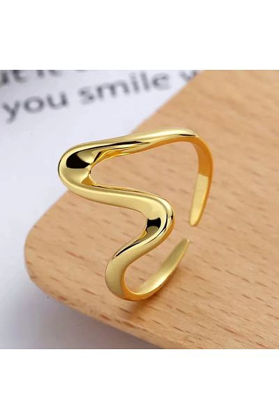 Choice خاتم نسائي أنيق بتصميم نجمة لامعة عتيقة، قابل للتغيير في الحجم، J030008-7، مفتوح، مناسب للزفاف، للأزواج، مجوهرات
