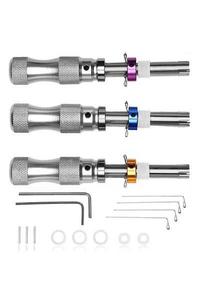Choice Tubular Lock Pick Set For Beginners And Pro Locksmiths, Stainless Steel Tool Kit For Picking Tubu...