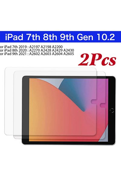 Choice 2Pcs iPad 10.2in For 2020 iPad 10.2 inch 7th 8th 9th tempered glass screen protector 9H A2603 A2604