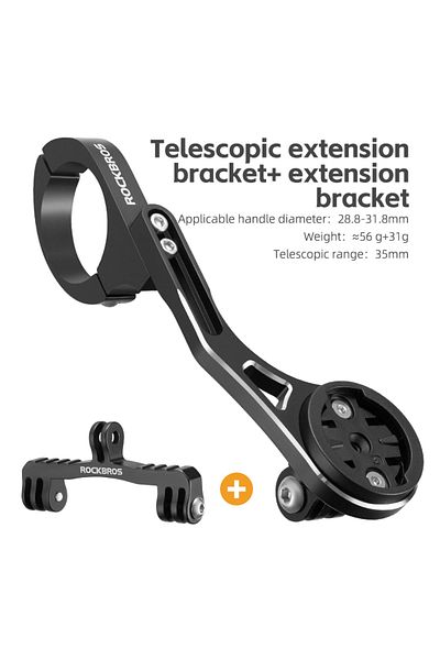 Choice PJ29210015001 ROCKBROS Bicycle Computer Light Mount Extension Bracket Bike Support Gopro Holder For