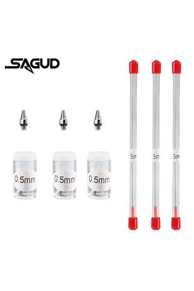 Choice SD-3641(3080)-05-3 Airbrush 0.2/0.3/0.5mm Nozzle&Needle Replacement Tool Accessories Kit for Many Ty