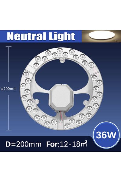 Choice 36W Neutral Light LED Panel Light 220V-240V Ceiling Light LED Module 24W-120W Round Ring Replacement