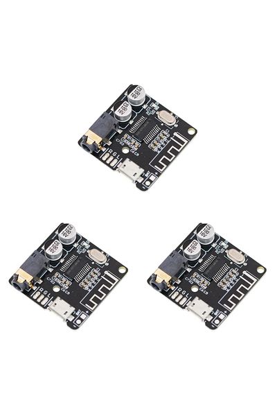 VODOOL 3 PCS Bluetooth-compatible 5.0 Audio Receiver Board DC 3.7-5V MP3 Lossless Decoder Board Dual Channe