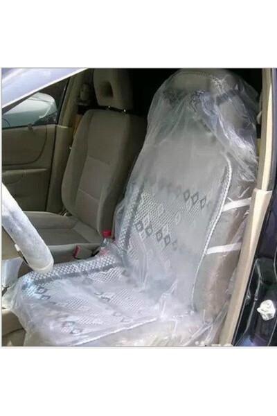 Choice أغطية مقاعد سيارة عالمية للاستخدام مرة واحدة، 10 قطع، مقاومة للغبار، م...