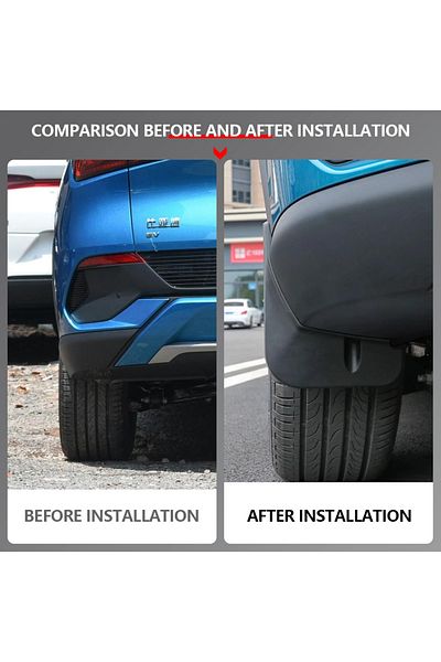 Choice Car Mud Flaps Car Mudflap for BYD Atto 3 Yuan Plus Atto3 2021 2022 2023 Mudguard Splash Guards Fe...