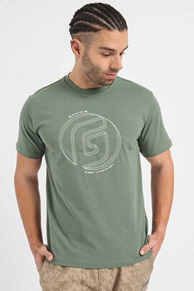 Guess Kefka Cn T-Shirt Men's Green T-Shirt Z5Ri01J1314-G8Aw