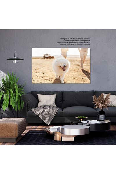 StoryGift Romania Tablou Canvas Cuplu Tanar Pozitiv Si Fericit Cuplu, Fericire, Plaja, Imbratisare, Prietenie 359
