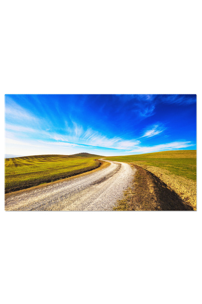 StoryGift Romania Tablou Canvas Drum, Camp Si Pasune In Toscana, Italia, Peisaj, Peisaj Rural, Natura 4853
