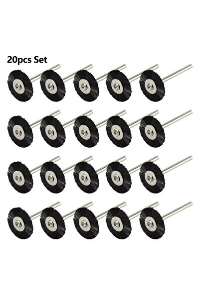 Choice مجموعة فرش عجلات سلكية من 20 قطعة من النايلون CMCP، 10/20 قطعة، أدوات ...