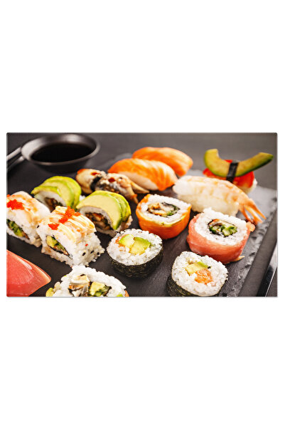 StoryGift Romania Tablou Canvas Sushi Maki O Delicatesa Japoneza De Sushi, In...