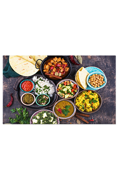 StoryGift Romania Tablou Canvas Delicii Culinare Indiene Traditionale, O Cala...