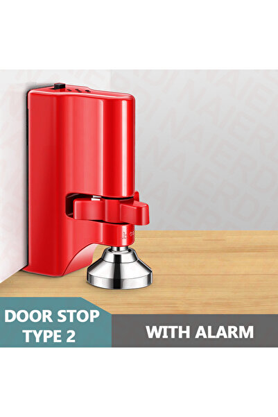 Choice1 مزود بجهاز إنذار، قفل باب محمول، أقفال للدفاع عن النفس، مانع باب للسف...