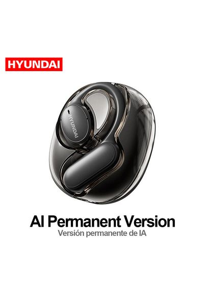 Choice Black Choice HYUNDAI Openair5 AI Bluetooth Translation Earphones Hanging Ear Type AI Intelligent 100