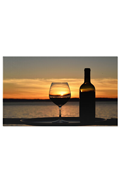 StoryGift Romania Tablou Canvas: Degustare De Vin La Apus De Soare