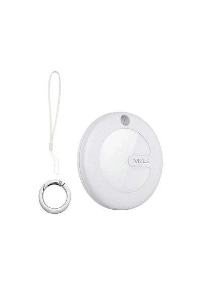 DIXSG White MiLi Smart GPS Tracker Mitag Bluetooth Locator Anti-Lost Device Mobile Keys Pet Elderly Kids F