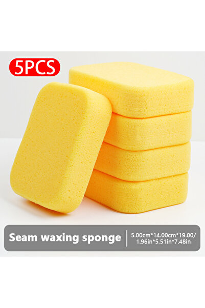 Choice1 5 قطع من إسفنج غسيل السيارات عالي الكثافة من SEAMETAL، أسود اللون، يت...