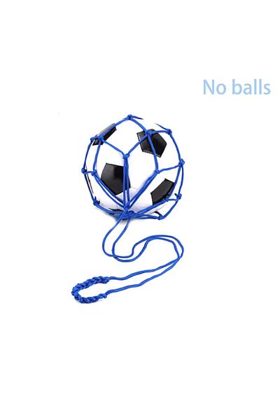 Choice Blue Youth Football Self Trainer Kick Net Pocket Professional Outdoor Sport Nylon Net Basketball Bag