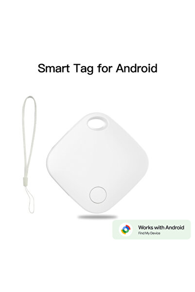 Choice1 جهاز تتبع أبيض بتقنية بلوتوث ونظام تحديد المواقع العالمي (GPS) للعثور...