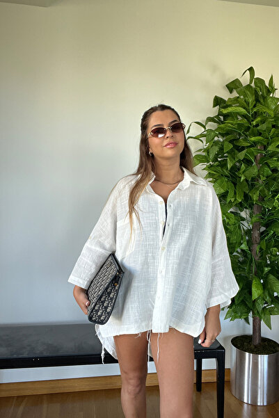 PİCCO Yeni Sezon Kaliteli Şık Düşük Uzun Kollu Basic Oversize Kadın Arkası Uz...