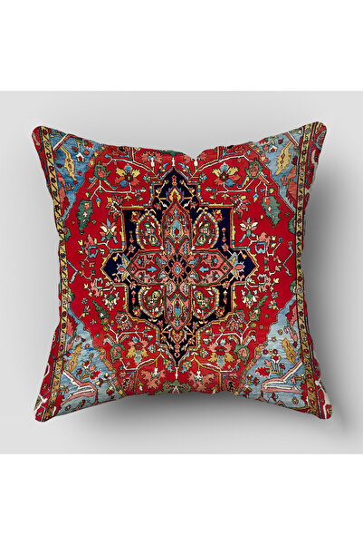 Choice غطاء وسادة بتصميم سجادة فارسية من جانبين مقاس 45×45 سم، غطاء وسادة لغر...