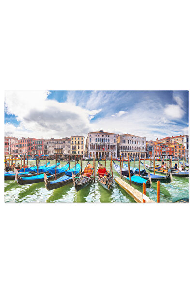 StoryGift Romania Tablou Canvas Canalele Incantatoare Ale Venetiei Sub Lumina Soarelui, Italia, Apa, Vara, Oras,