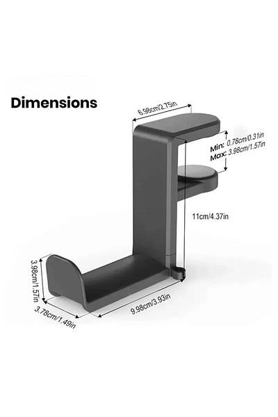 Choice V1 Plastics Earphone holder no punching cup holder desktop storage hook holder 360 degree rotating c