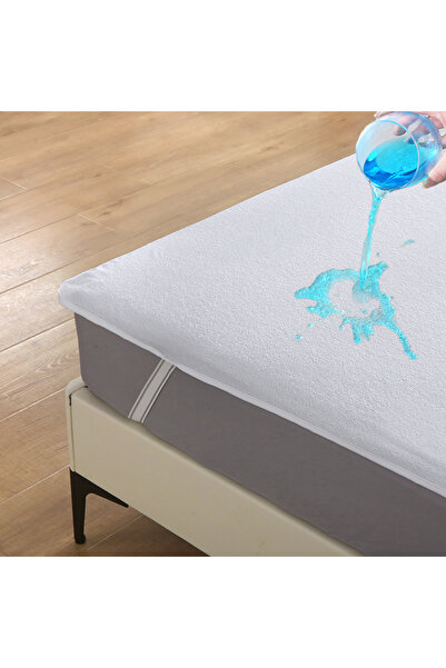 Choice غطاء مرتبة أبيض ناعم وخفيف الوزن ورقيق، مقاس 90×200 سم، قطعة واحدة، مع...